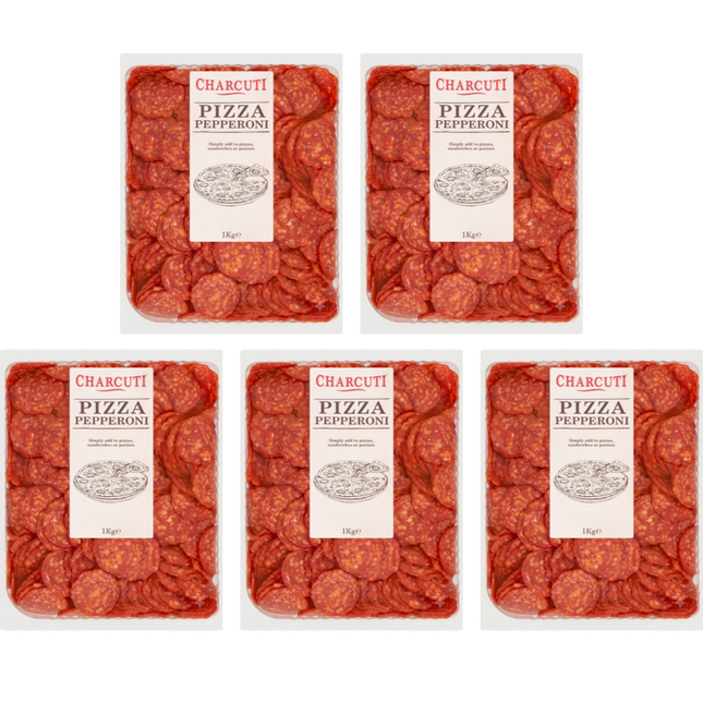 Charcuti Pepperoni 5 x 1kg bulk wholesale Italian pepperoni