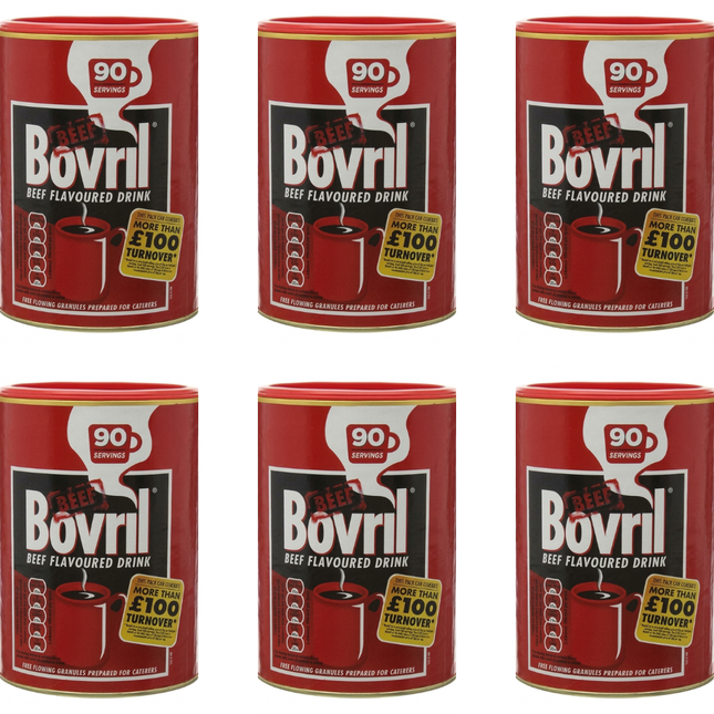 Bovril beef flavoured drink powder wholesale case containing 6 x 450g packs