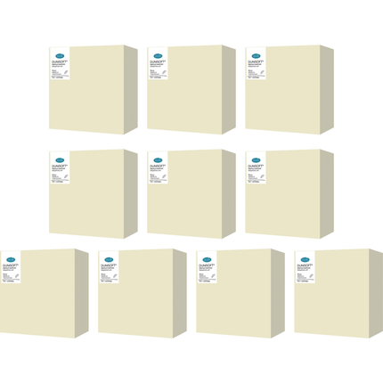 Duni Dunisoft premium napkins, wholesale case of 10 packs containing 50 napkins each