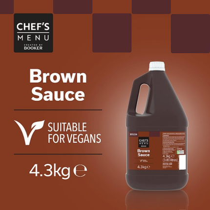 Chef's Menu Brown Sauce 2 x 4.3kg | Wholesale Catering Sauce