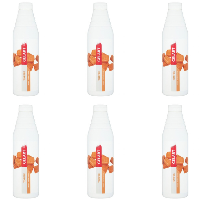 Gelart Toffee Dessert Topping Sauce 6 x 1kg case for desserts and catering