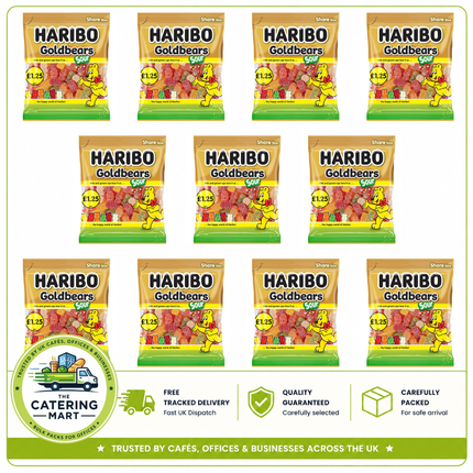 HARIBO Goldbears Sour 12 x 140g wholesale case of sour gummy sweets