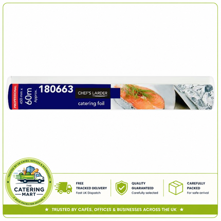 Chef's Larder Professional Catering Foil 450mm x 60m aluminium foil wholesale