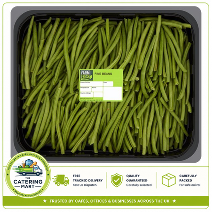 Farm Fresh Fine Beans 1kg bulk wholesale fresh green beans for catering