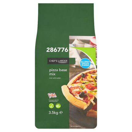 Chef's Larder Pizza Base Mix 3.5kg catering bag of pizza dough mix for professional kitchens and pizzerias