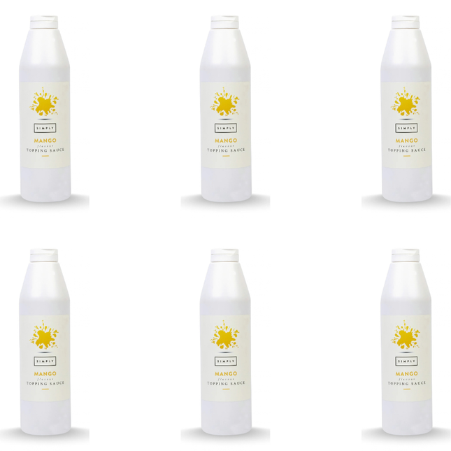 Simply Luxury White Chocolate Topping Sauce 6 x 1kg | Bulk Dessert Sauce