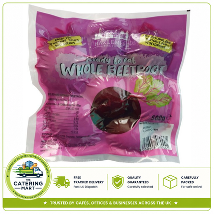 Hazlemere Fine Foods Whole Beetroot 500g wholesale beetroot for catering