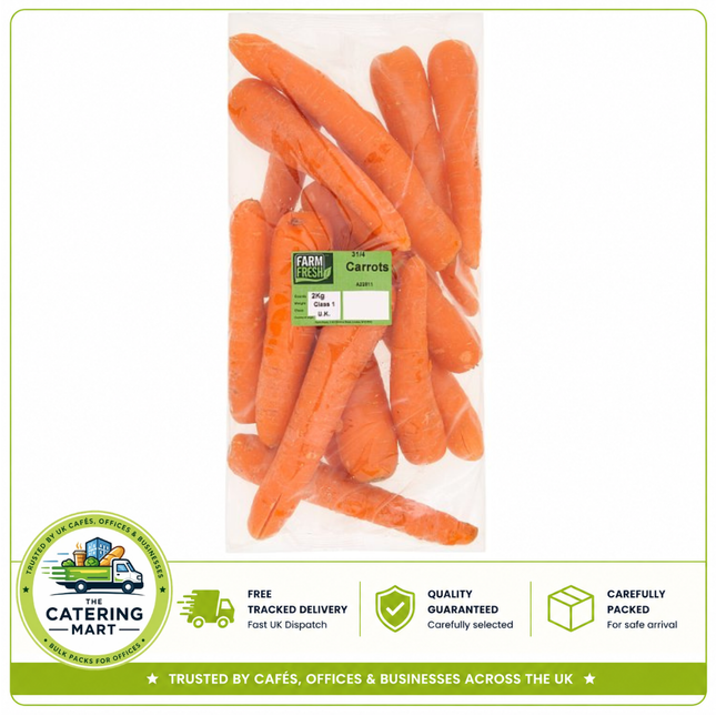 Farm Fresh Carrots 2kg bulk wholesale fresh carrots for catering