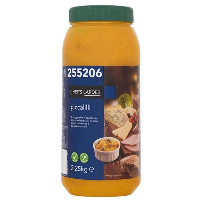 Chef's Larder Piccalilli 2.25kg wholesale catering jar of British vegetable pickle