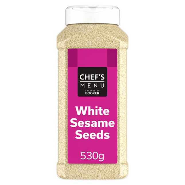 Chef's Menu White Sesame Seeds 530g wholesale catering pack