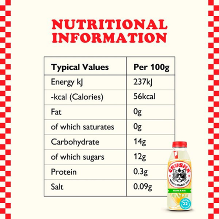 Crusha Banana Flavour Milkshake Mix 1 Litre | Wholesale Milkshake Mix