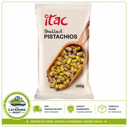 Itac Shelled Pistachios 350g pack of pistachio kernels without shells for baking, desserts and catering