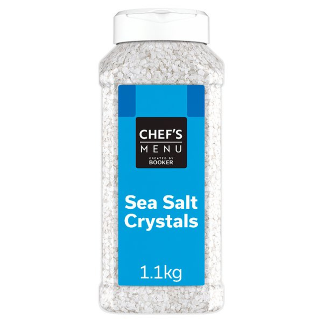 Chef's Menu Sea Salt Crystals 1.1kg wholesale catering pack