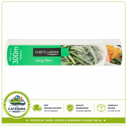 Chef's Larder Cling Film 300mm x 300m wholesale catering food wrap