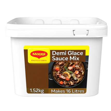 Maggi Professional Demi-Glace Sauce Mix 1.52kg catering pack for preparing rich savoury sauce for steaks, beef, roasts, gravies and professional kitchens