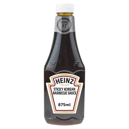 Heinz Korean Barbecue Sauce 875ml foodservice pack of Korean-style BBQ sauce for beef, pork, chicken, burgers, wraps and Asian-inspired dishes
