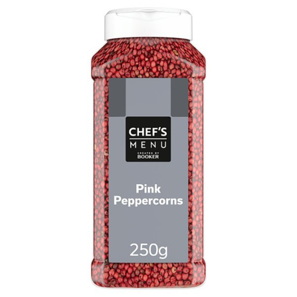 Chef's Menu Pink Peppercorns 250g wholesale catering pack of whole pink peppercorns