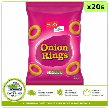 Jack's Prawn Crackers Crisps 20 x 35g bulk wholesale case
