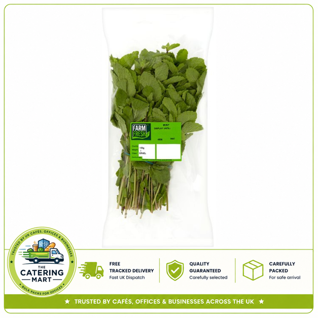 Farm Fresh Mint 100g wholesale fresh mint leaves for catering kitchens