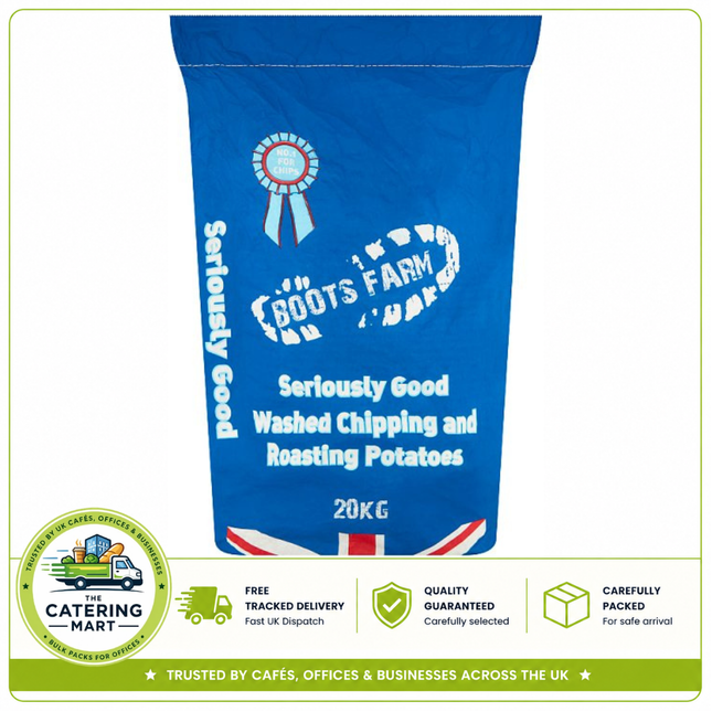 Boots Farm Seriously Good Washed Chipping and Roasting Potatoes 20kg bulk wholesale potatoes