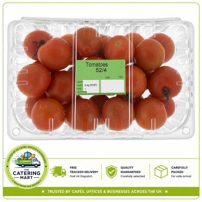 Farm Fresh Tomatoes 2kg wholesale pack of fresh juicy tomatoes for salads, sandwiches, pizzas, pasta, sauces and catering