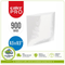 CaterPro 900 Plastic PP Window Bags with White Sulphite Paper Backing