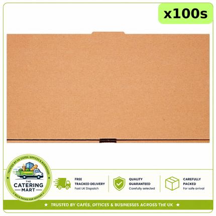 Plain Brown Calzone Pizza Boxes 100pcs bulk wholesale takeaway packaging