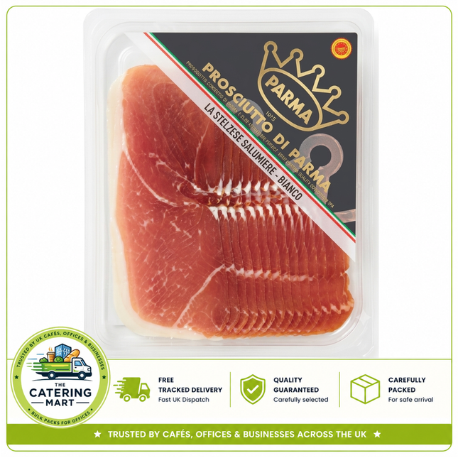 Parma Prosciutto Di Parma DOP 230g pack of premium Italian cured ham