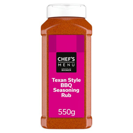 Chef's Menu Texan Style BBQ Seasoning Rub 550g wholesale catering pack