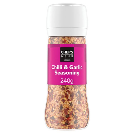 Chef's Menu Chilli & Garlic Seasoning 240g wholesale catering pack of chilli garlic spice blend