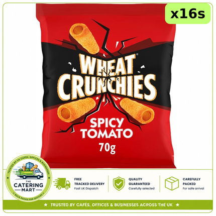 Wheat Crunchies Spicy Tomato Crisps 16 x 70g wholesale case