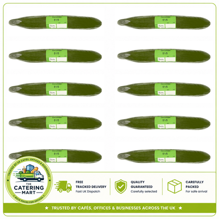 Farm Fresh Cucumbers x10 fresh crisp cucumbers for salads, sandwiches, wraps and catering
