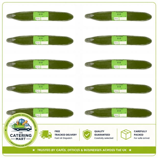 Farm Fresh Cucumbers x10 fresh crisp cucumbers for salads, sandwiches, wraps and catering