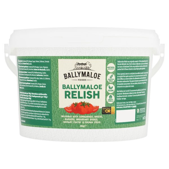 Ballymaloe Foods Ballymaloe Relish 3kg wholesale catering relish pack