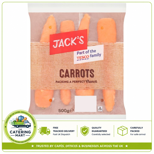 Jack's Carrots 500g wholesale fresh carrots for catering