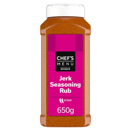 Chef's Menu Jerk Seasoning Rub 650g wholesale catering pack of Caribbean-style jerk seasoning