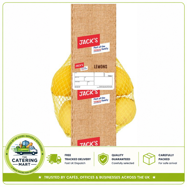 Jack's Lemons 4 Pack of fresh whole lemons for wholesale catering and food service
