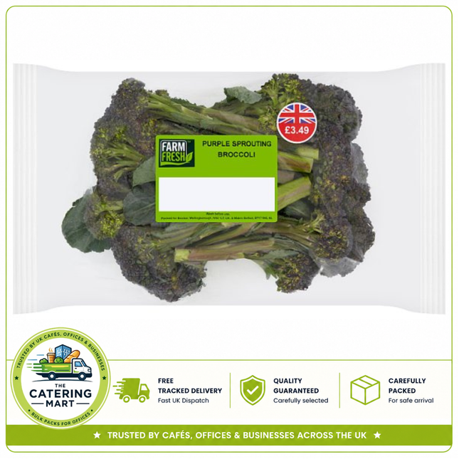 Farm Fresh Purple Sprouting Broccoli 500g wholesale fresh broccoli for catering