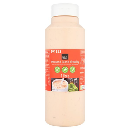 Chef's Larder Thousand Island Dressing 1 litre wholesale catering salad dressing