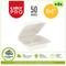 CaterPro 4 x 50 bagasse triple compartment food boxes with hinged lids for bulk wholesale takeaway packaging