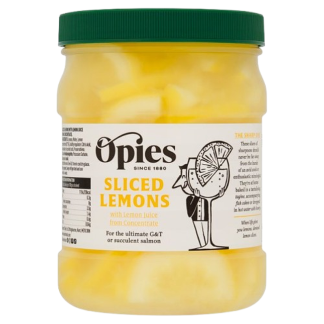 Opies Sliced Lemons 950g wholesale catering jar