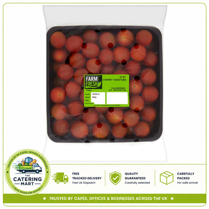 Farm Fresh Cherry Tomatoes 800g pack of fresh sweet cherry tomatoes for salads, pasta, pizzas and catering