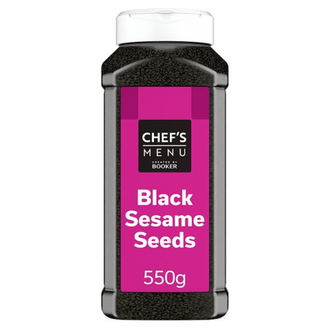 Chef's Menu Black Sesame Seeds 550g wholesale catering pack