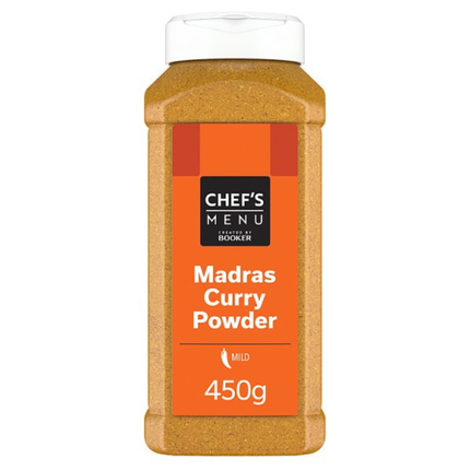 Chef's Menu Madras Curry Powder 450g wholesale catering pack of aromatic curry powder