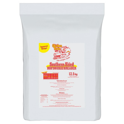 Chicken Train Southern Fried Hot Double Breader 12.5kg wholesale catering sack of hot southern fried chicken breading mix