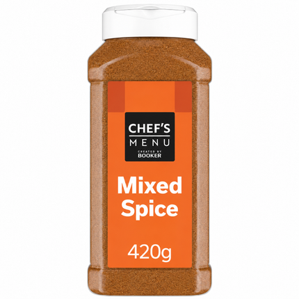 Chef's Menu Mixed Spice 420g wholesale catering pack of traditional warm and aromatic mixed baking spice