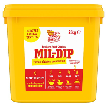 Chicken Train Mil-Dip Southern Fried Chicken 2kg wholesale catering pack of southern fried chicken coating