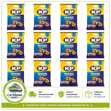 KP Original Salted Peanuts 16 x 65g bulk wholesale pub snacks