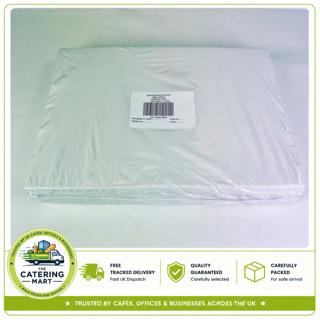 White News Offcuts 10kg bulk packing and wrapping paper for wholesale use