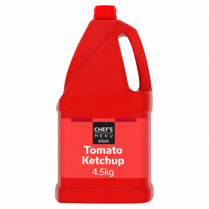 Chef's Menu Tomato Ketchup 4.5kg wholesale catering pack for restaurants cafés pubs and hotels
